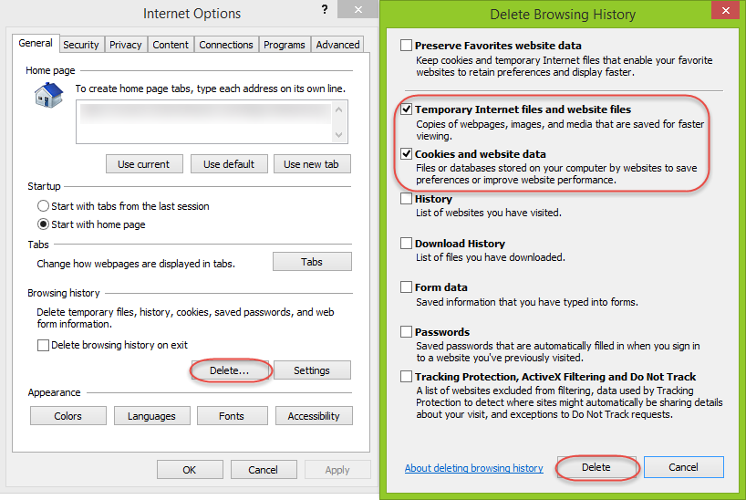 Configuring Internet Explorer